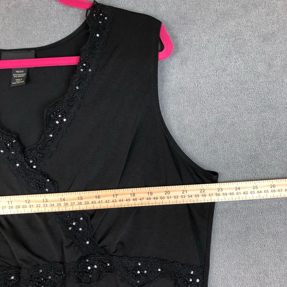 Lane Bryant y2k babydoll sleeveless top size 18/20 - Picture 5 of 6